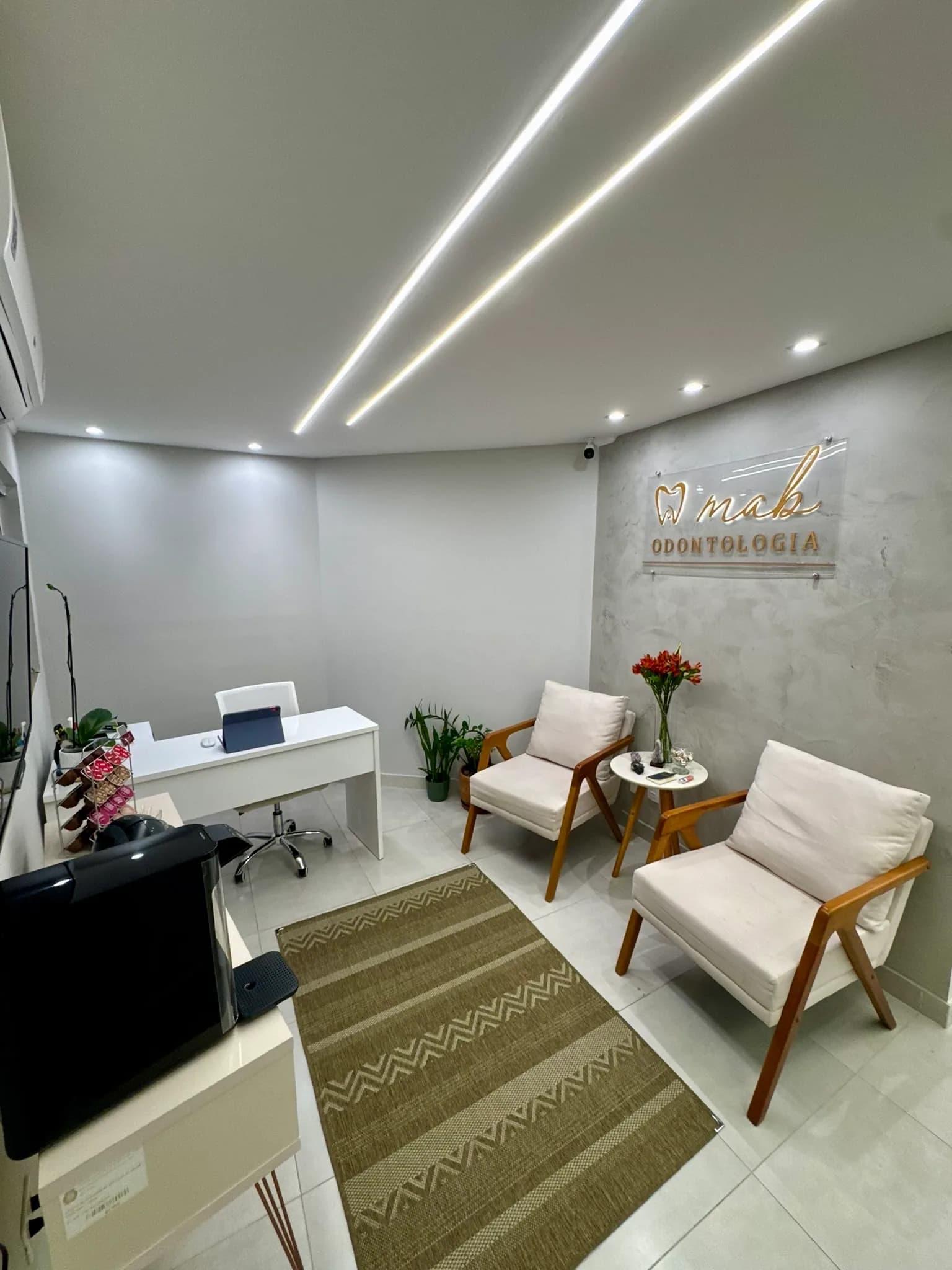 Sala de espera do consultório da Dra. Yara Berti